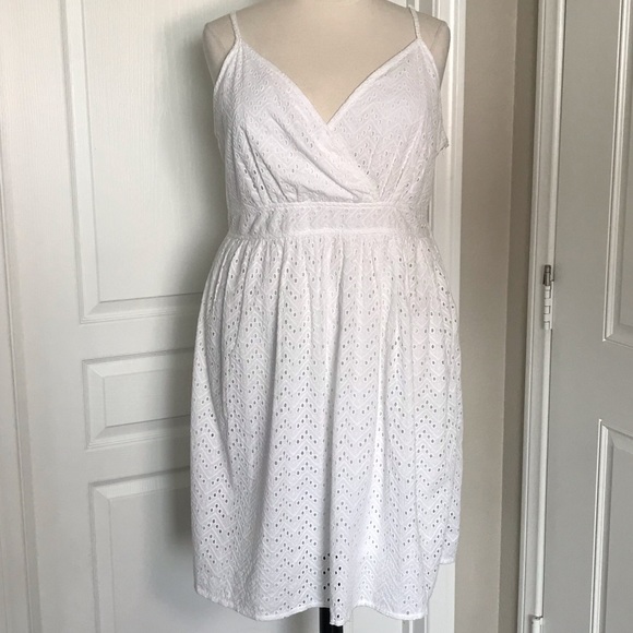 plus size eyelet dress